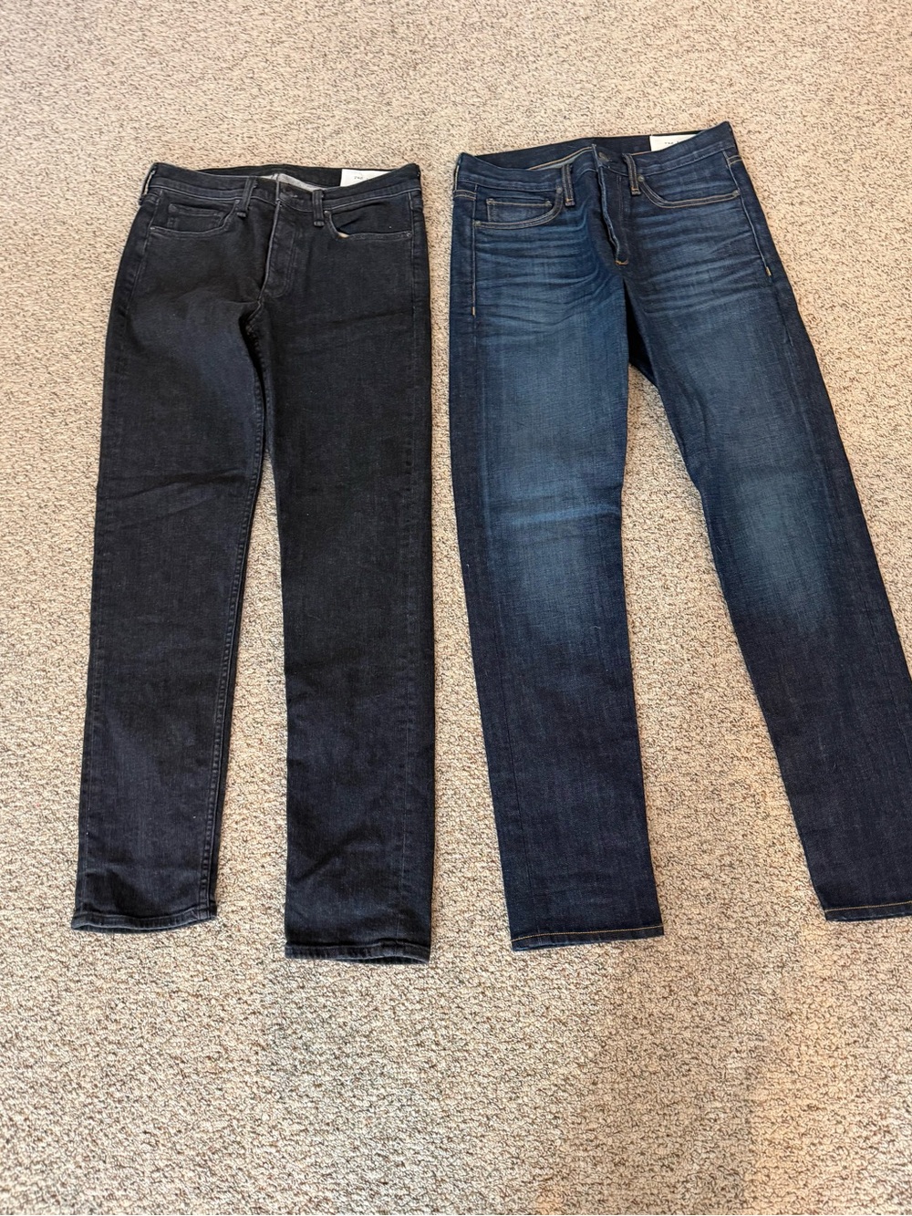 2, Pair Rag & Bone Jeans Slim Fit Size 30 W 32L